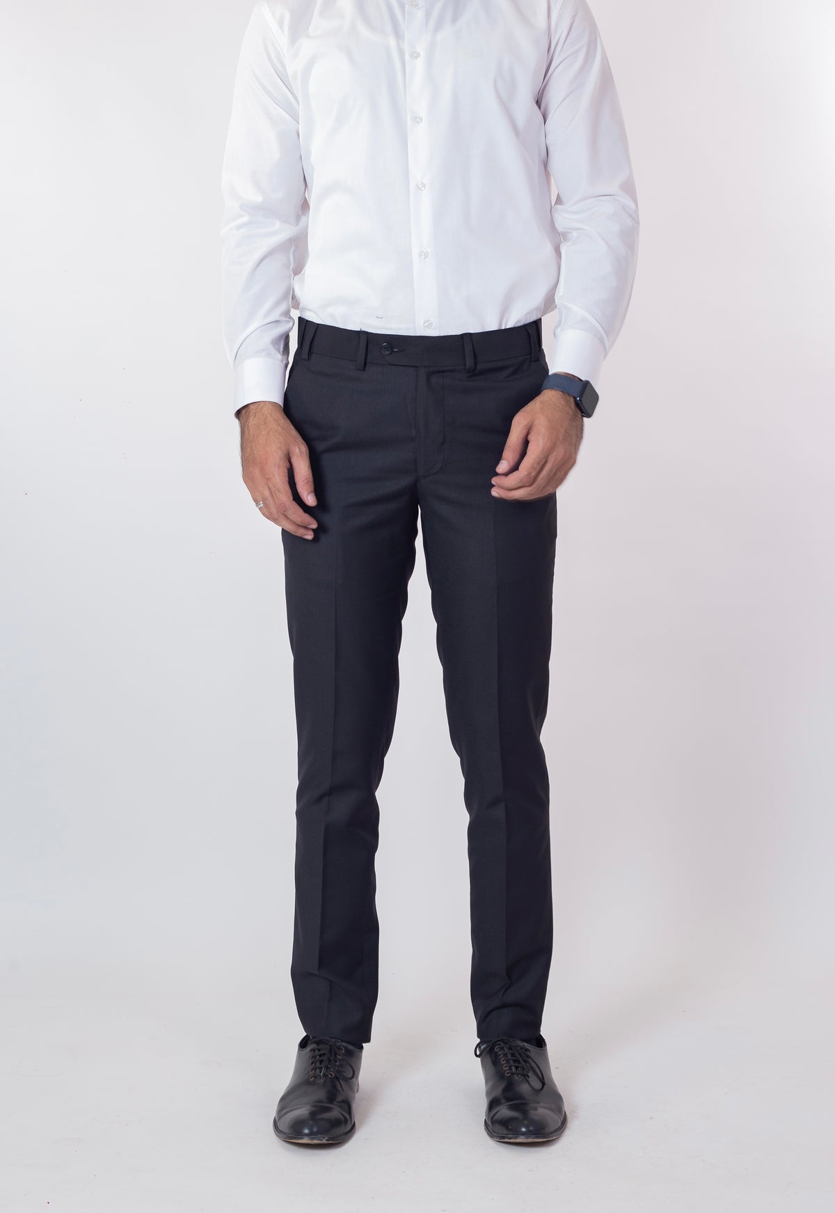 Formal Active Waist Black Pants