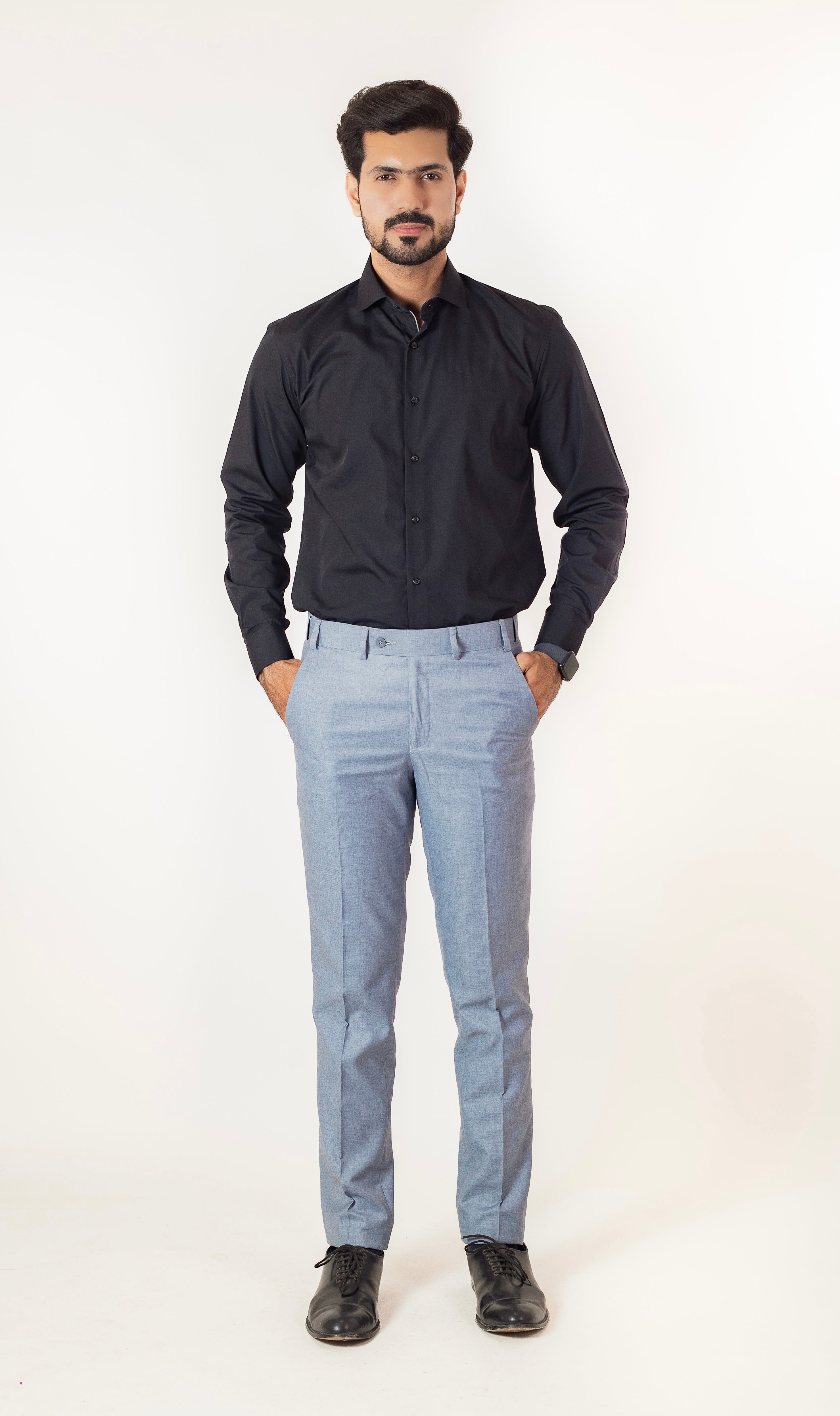 Formal Active Waist Cadet Blue Pants