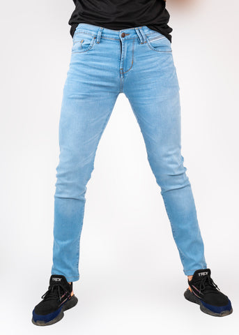 Ice Blue Stretch Jeans