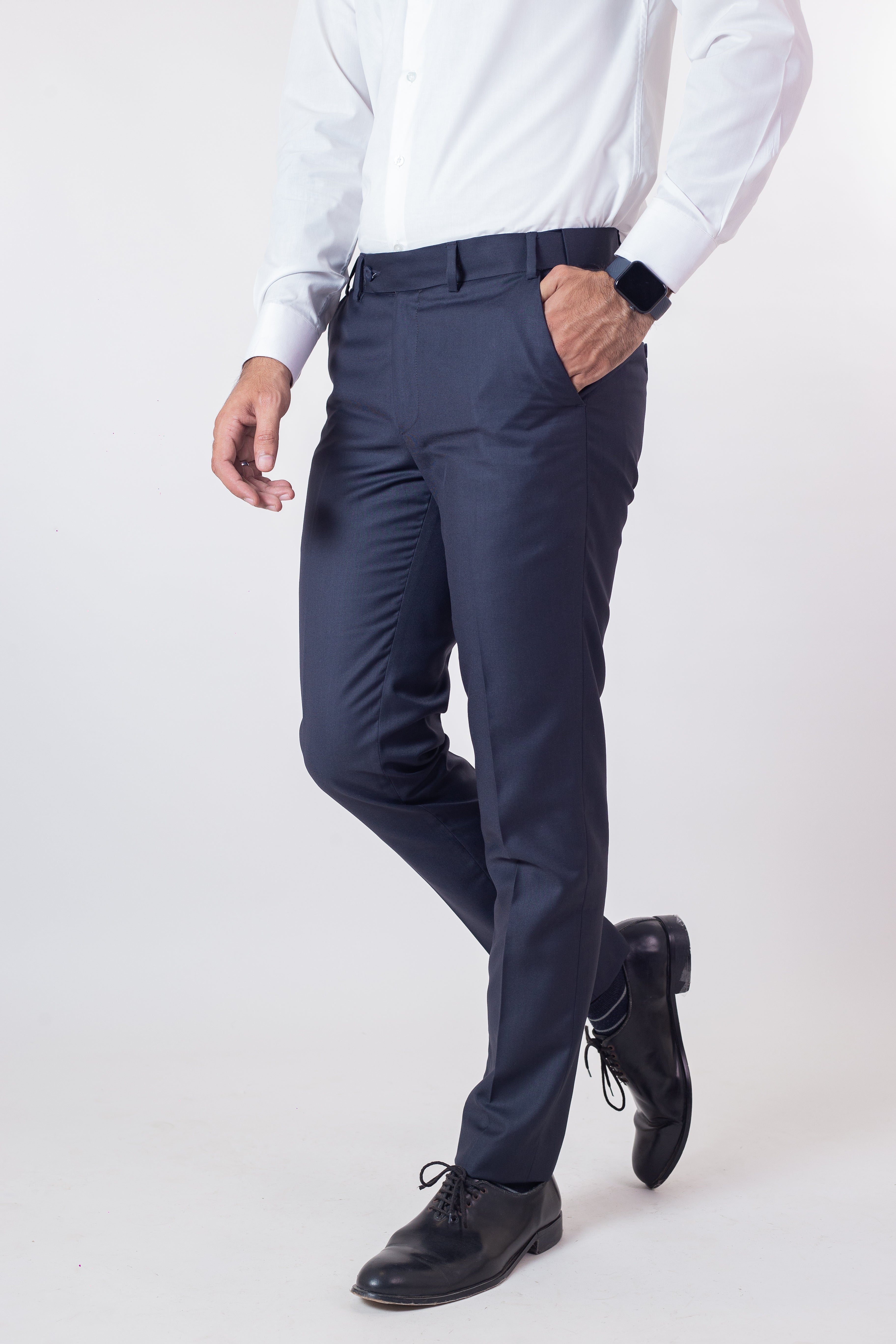 Formal Active Waist Dark Navy Pants