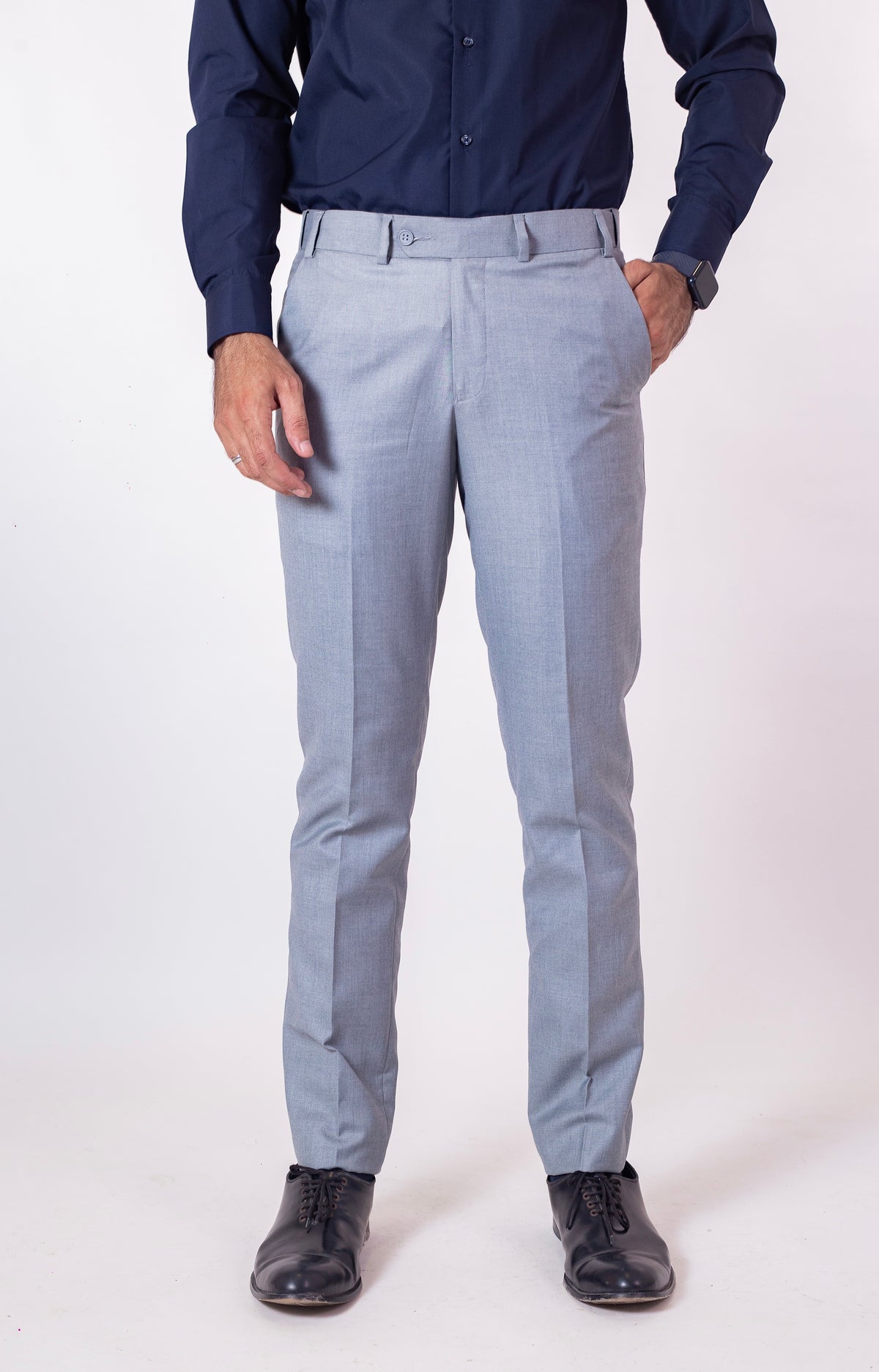 Formal Active Waist Cadet Grey Pants