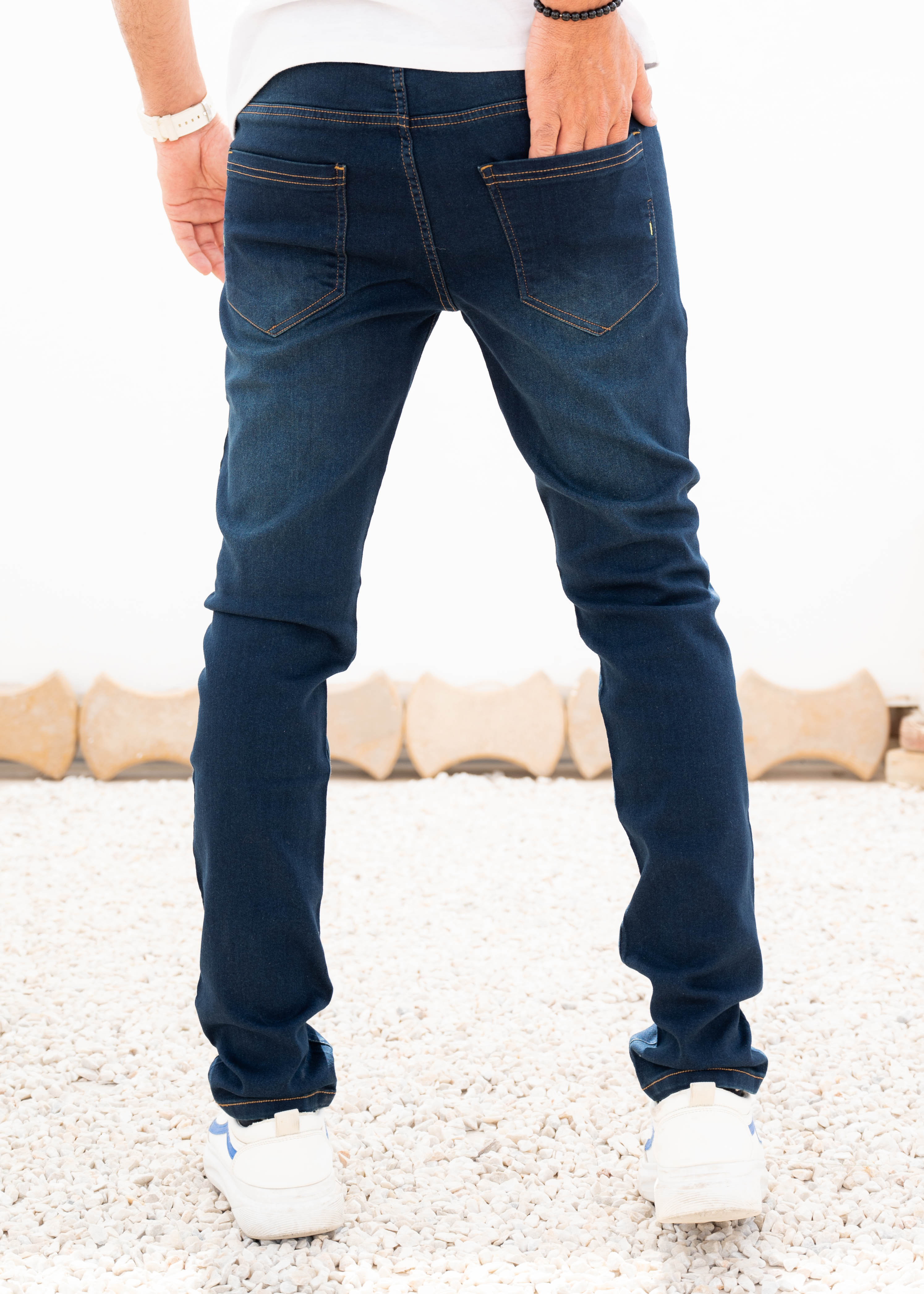 Greyish Blue Original Denim Power Stretch Jeans