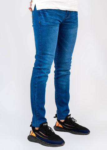 Blue Stretch Jeans - The Axis Clothing