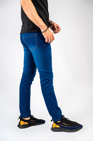 Dark Blue Jeans - The Axis Clothing