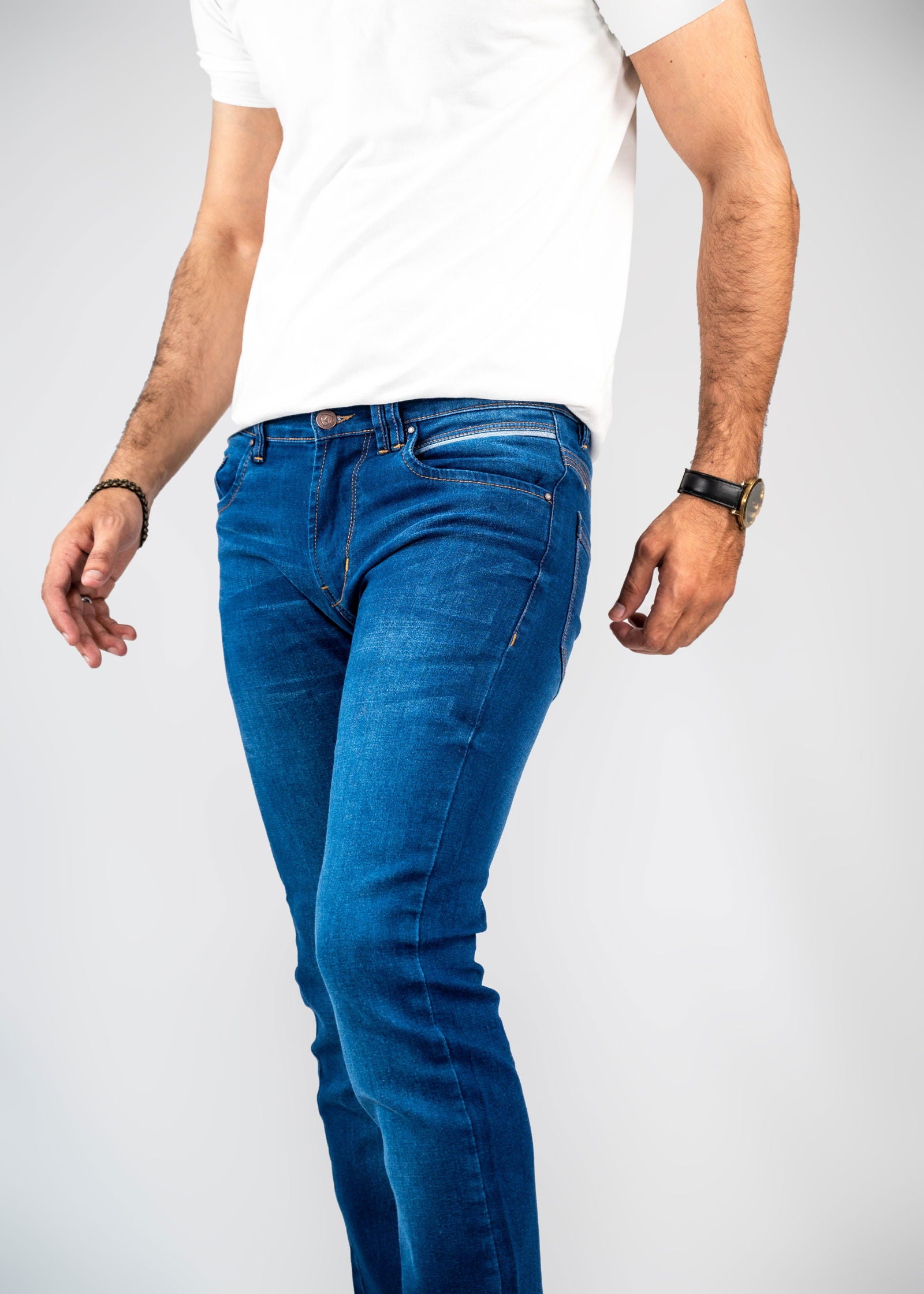 Dark Blue Jeans - The Axis Clothing