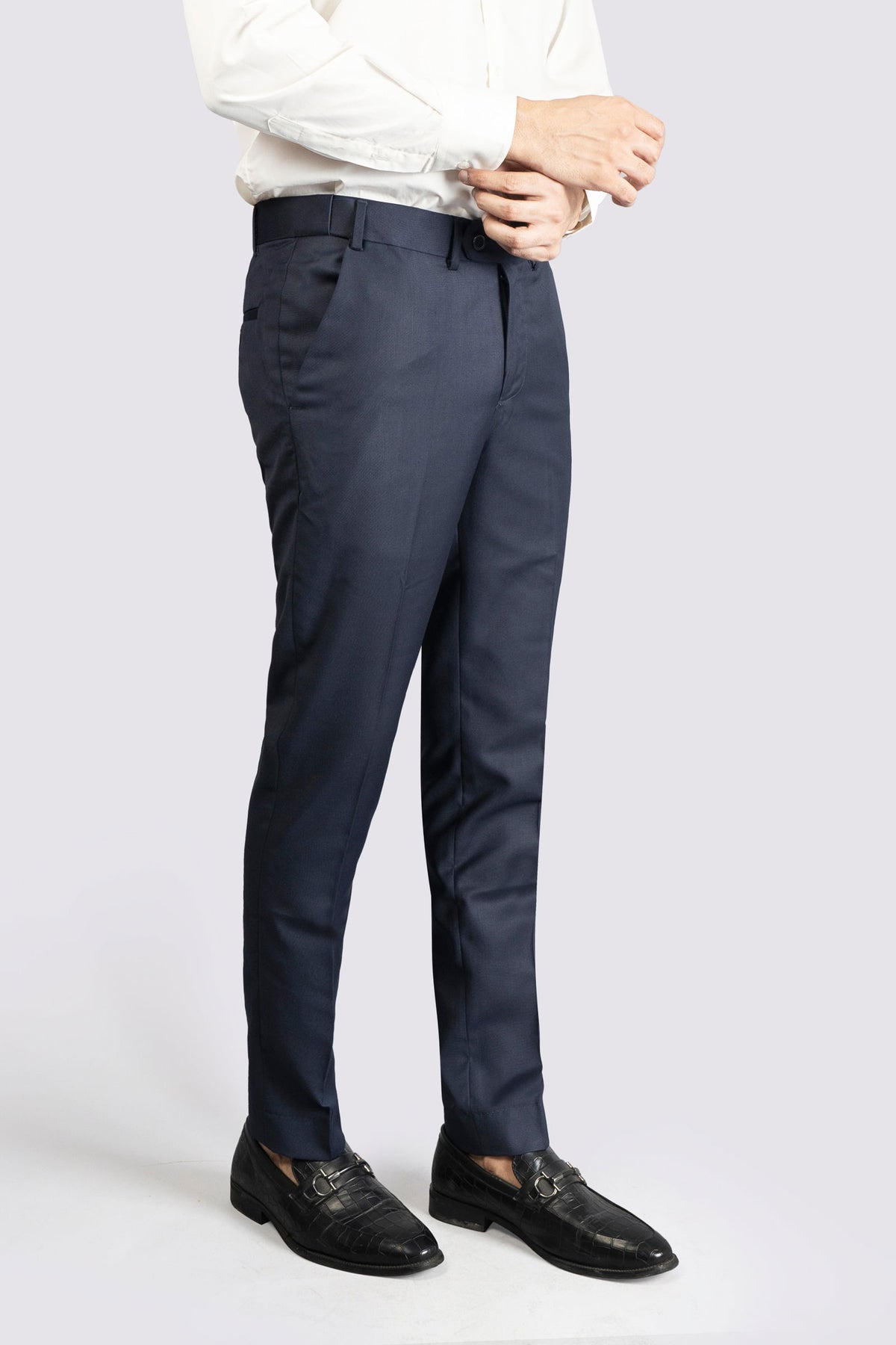 Formal Dress Navy Blue Pant - The Axis Clothing