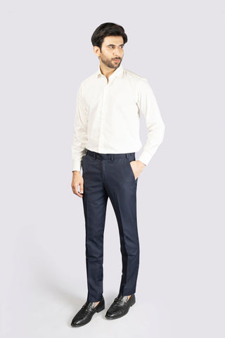 Formal Dress Navy Blue Pant - The Axis Clothing