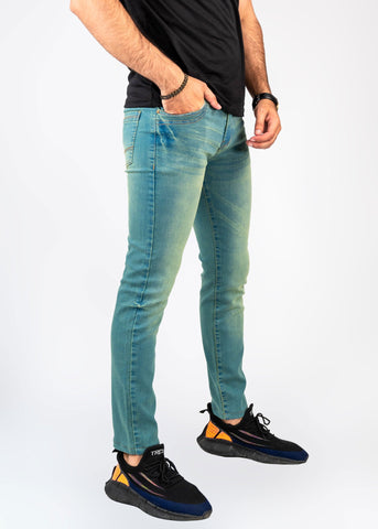 Green Power Stretch Jeans - The Axis Clothing