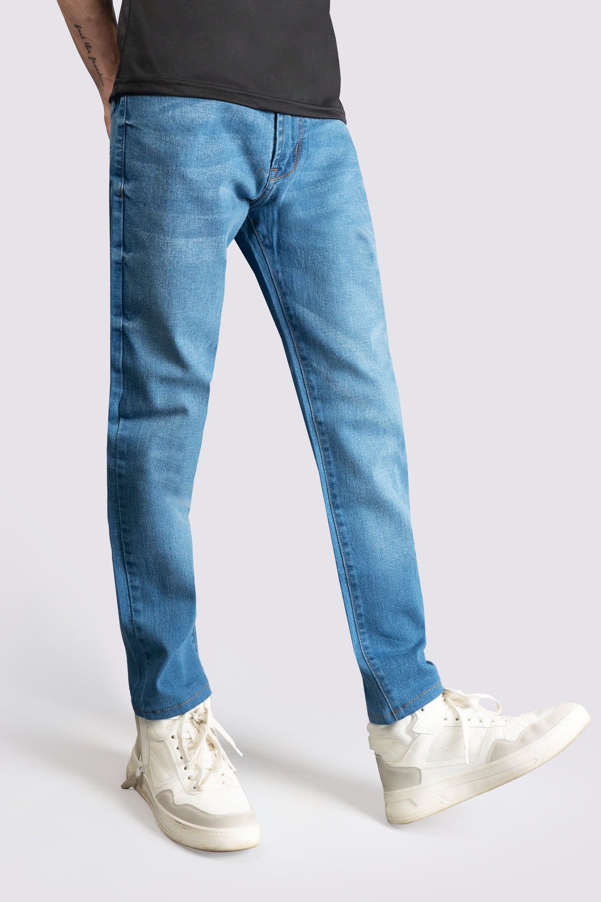 Regular Stretch Denim Periwinkle Blue Jeans
