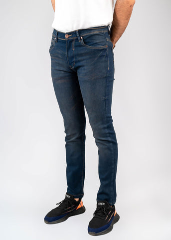 Gunmetal Blue Jeans - The Axis Clothing