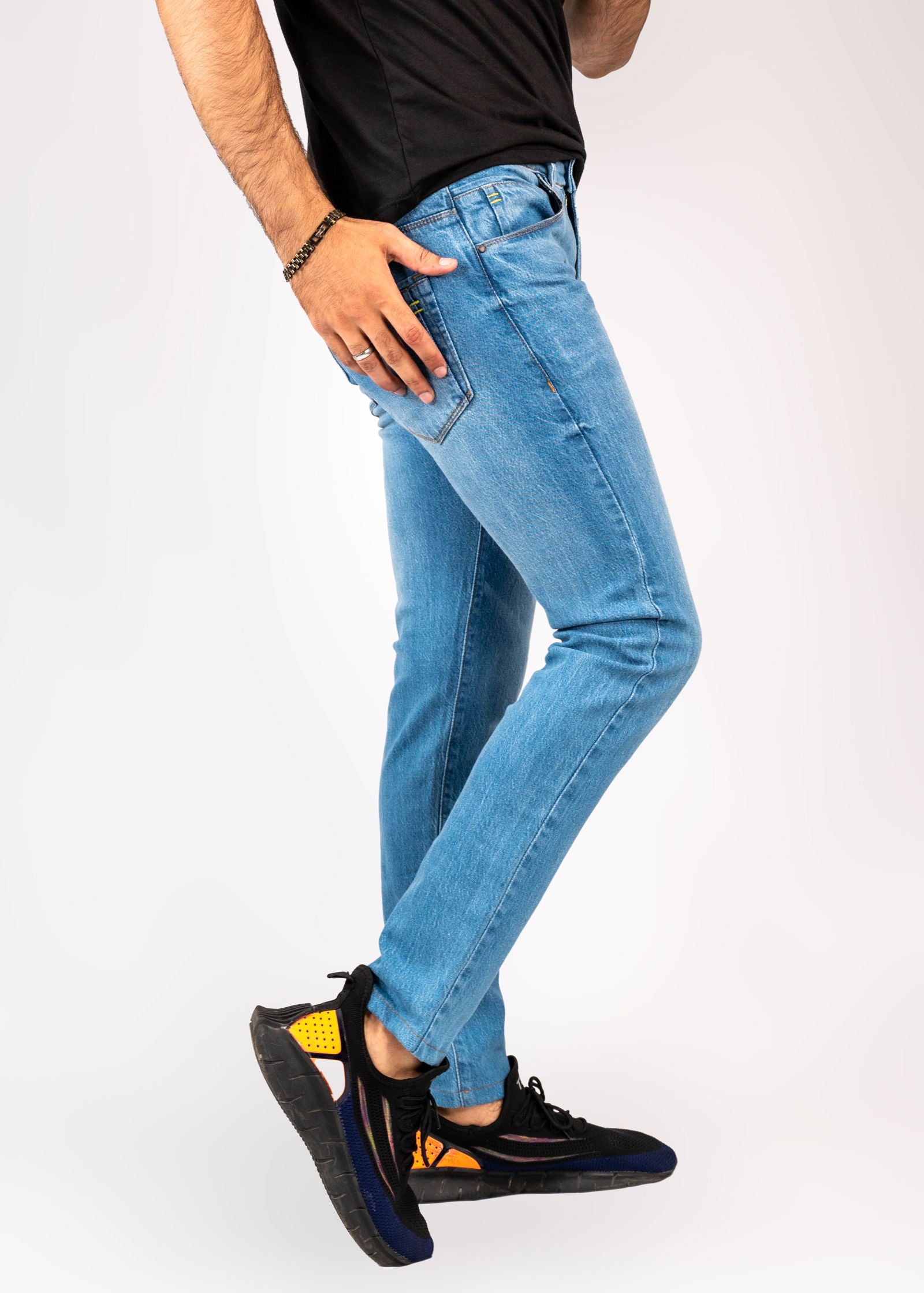 Ice Blue Jeans - The Axis Clothing