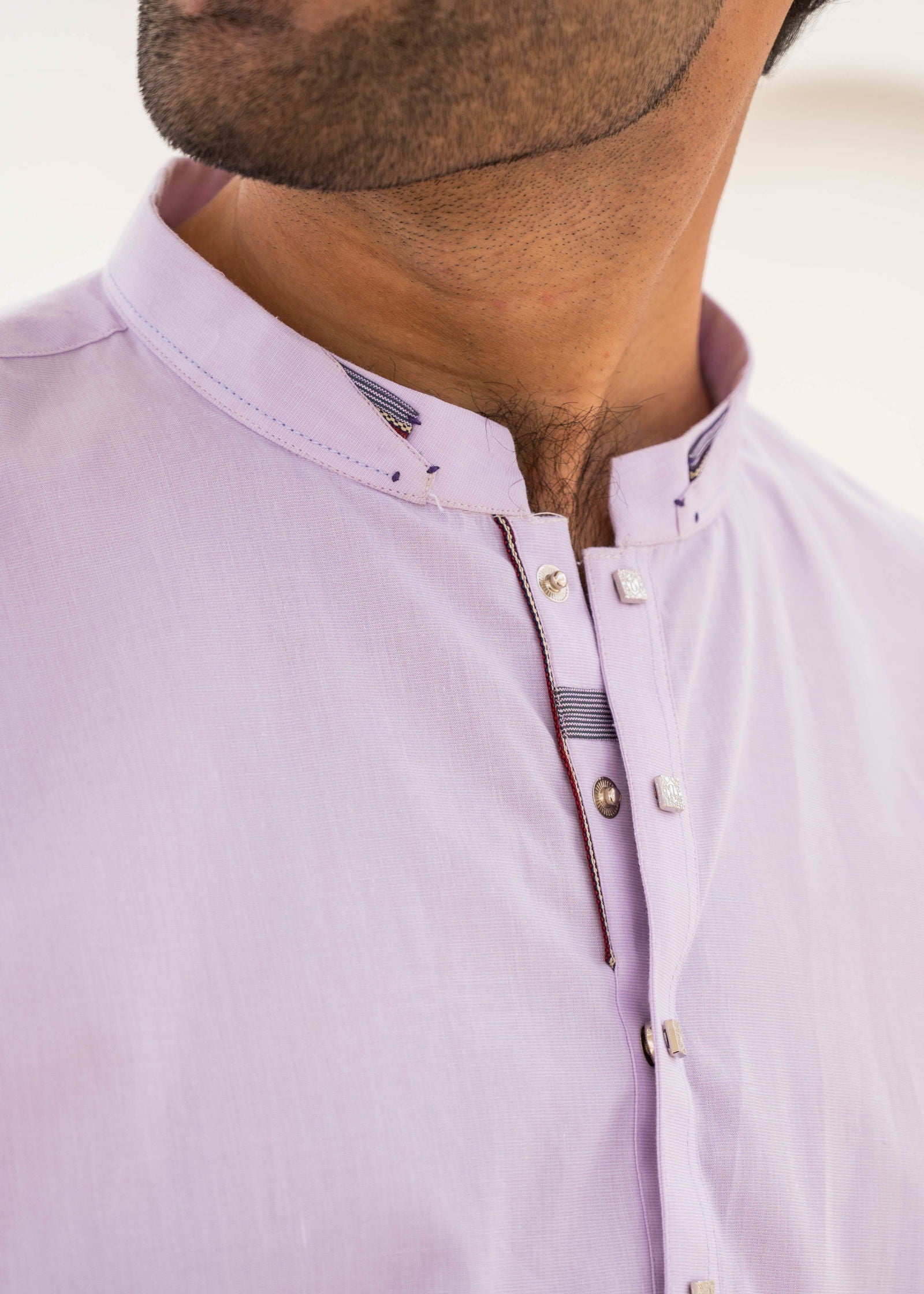 Light Purple Formal Kurta - The Axis Clothing