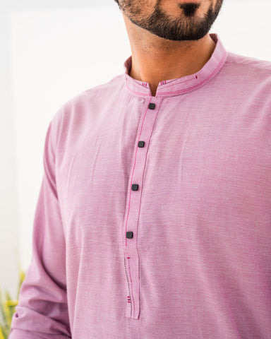 Mauve Designer Premium Kurta - The Axis Clothing