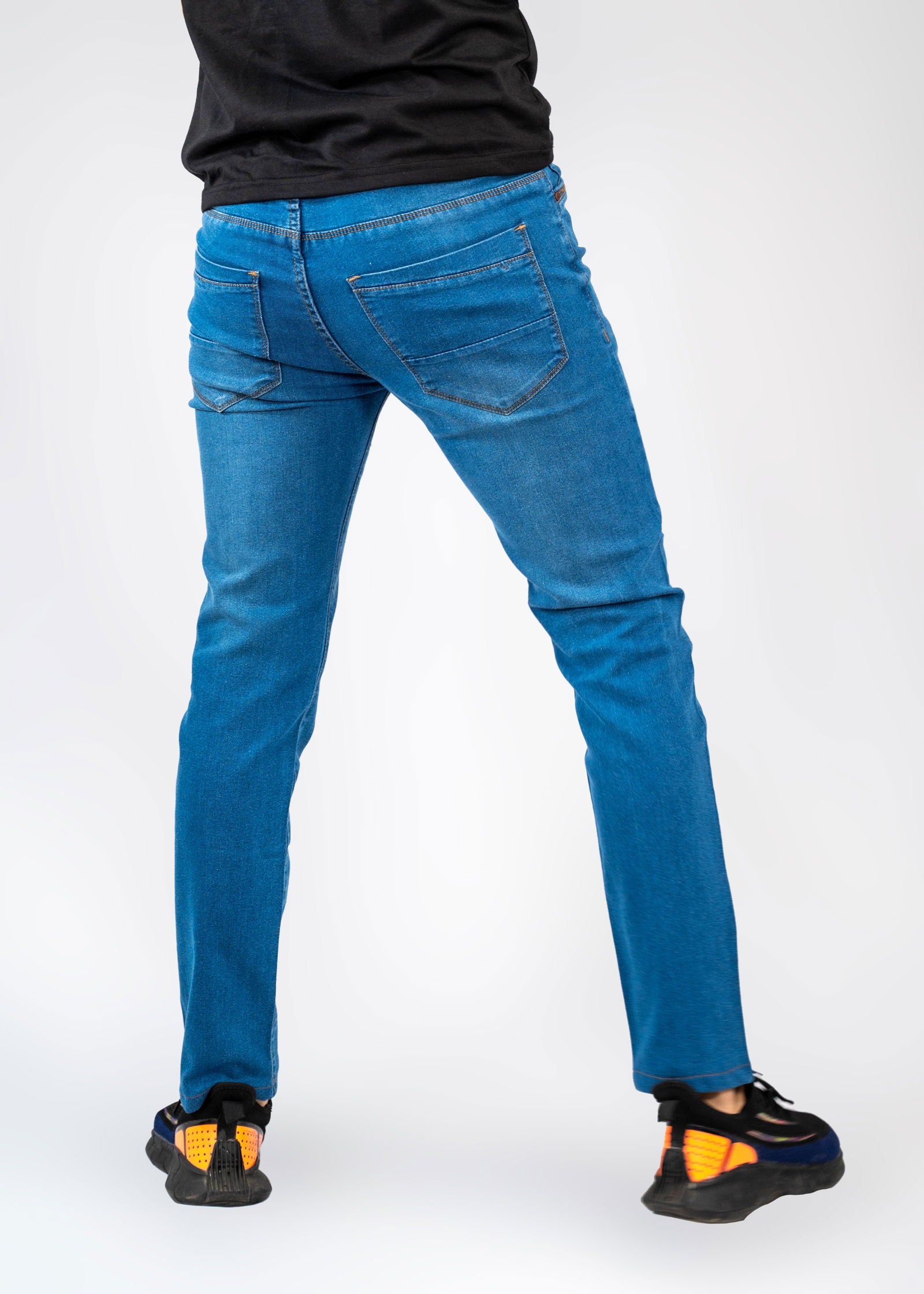 Sea Blue Jeans - The Axis Clothing